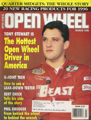 OPEN WHEEL 1996 MAR - TONY STEWART, BERT EMICK, PHIL KRUEGER, DAVE BLANEY